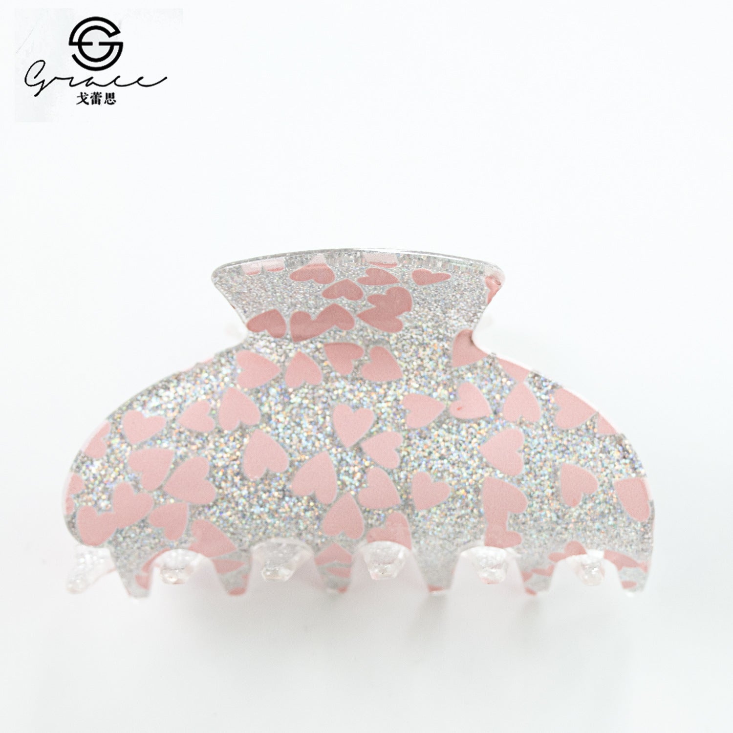 Wholesale Valentine's Day Love Acrylic Hair Clips